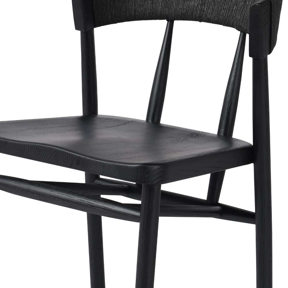 Four Hands - Allston - Buxton Stool-Black Oak-Counter - 232982-010 veiw 4