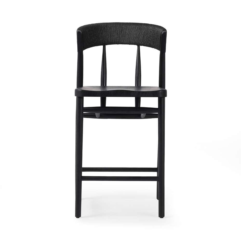 Four Hands - Allston - Buxton Stool-Black Oak-Counter - 232982-010 veiw 7
