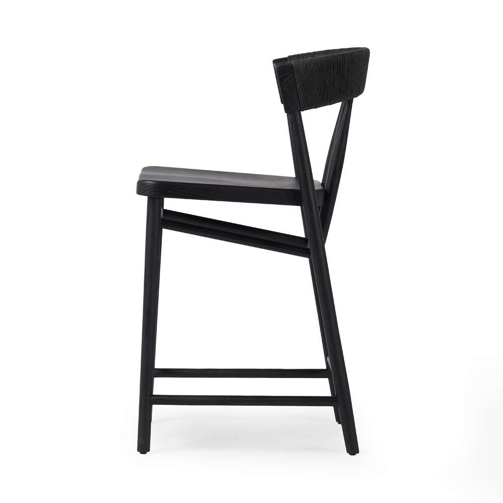 Four Hands - Allston - Buxton Stool-Black Oak-Counter - 232982-010 veiw 8