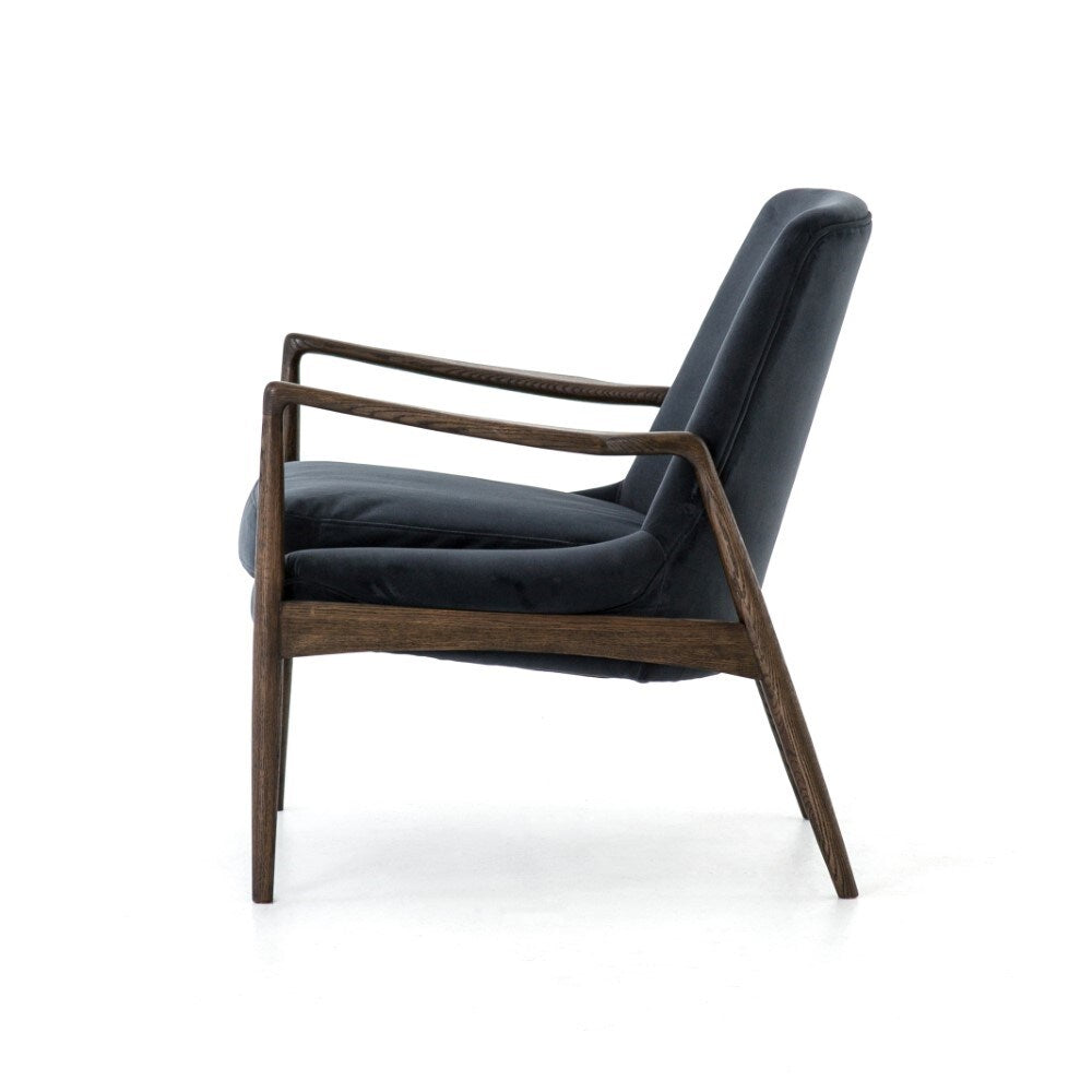 Four Hands - Braden Chair - Modern Velvet Shadow - 105660-023 veiw 8