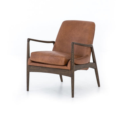 Four Hands - Braden Leather Chair - Brandy - 105660-019 veiw 1