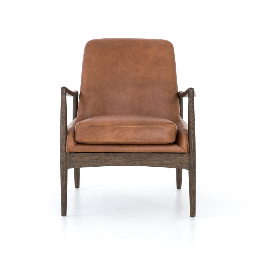 Four Hands - Braden Leather Chair - Brandy - 105660-019 veiw 8