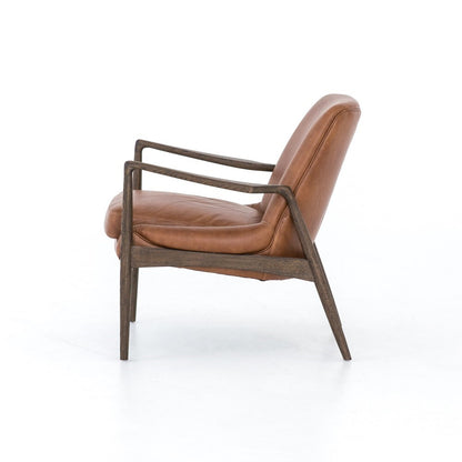 Four Hands - Braden Leather Chair - Brandy - 105660-019 veiw 10
