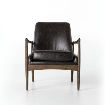 Four Hands - Braden Leather Chair - Durango Smoke - 105660-024 veiw 6