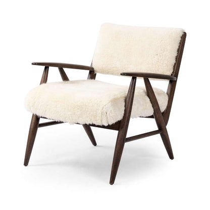 Four Hands - Ashford - Papile Chair-Cream Shearling - 235211-002 veiw 1