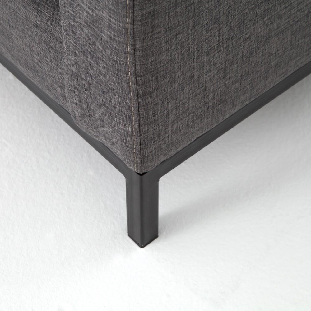 Four Hands - Grammercy 2 Pc Sectional Laf Chaise - Matte Black - UATR-001-BCH veiw 4