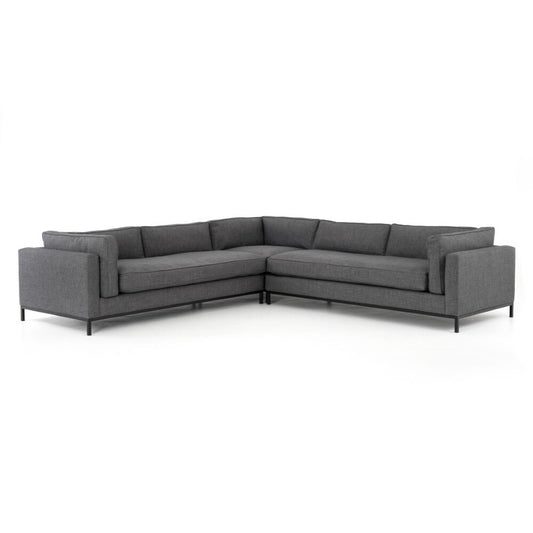 Four Hands - Grammercy 3 Piece Sectional - Bennett Charcoa - UATR-S04-008 veiw 1