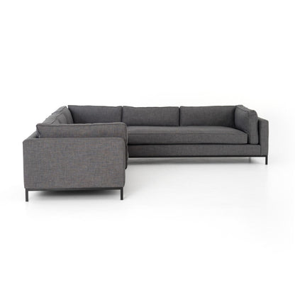 Four Hands - Grammercy 3 Piece Sectional - Bennett Charcoa - UATR-S04-008 veiw 5