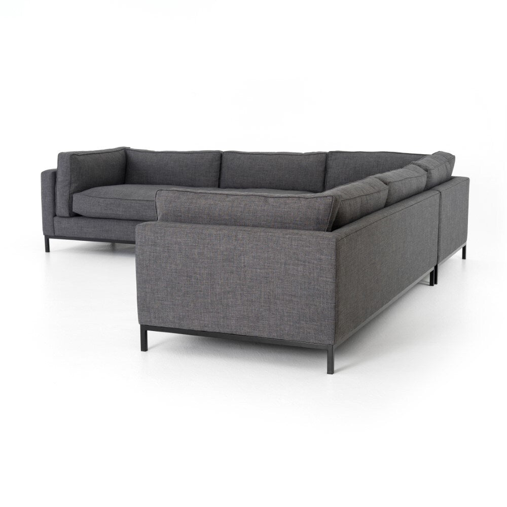 Four Hands - Grammercy 3 Piece Sectional - Bennett Charcoa - UATR-S04-008 veiw 6