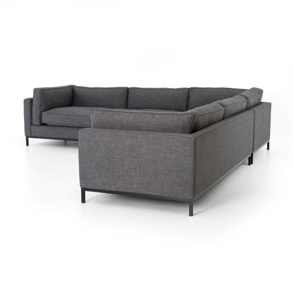 Four Hands - Grammercy 3 Piece Sectional - Bennett Charcoa - UATR-S04-008 veiw 6