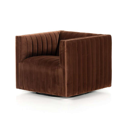 Four Hands - Augustine Swivel Chair - Surrey Auburn - 105768-010 veiw 1