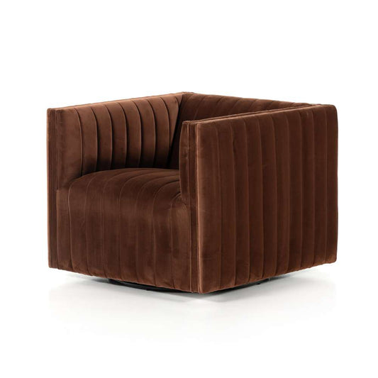 Four Hands - Augustine Swivel Chair - Surrey Auburn - 105768-010 veiw 1
