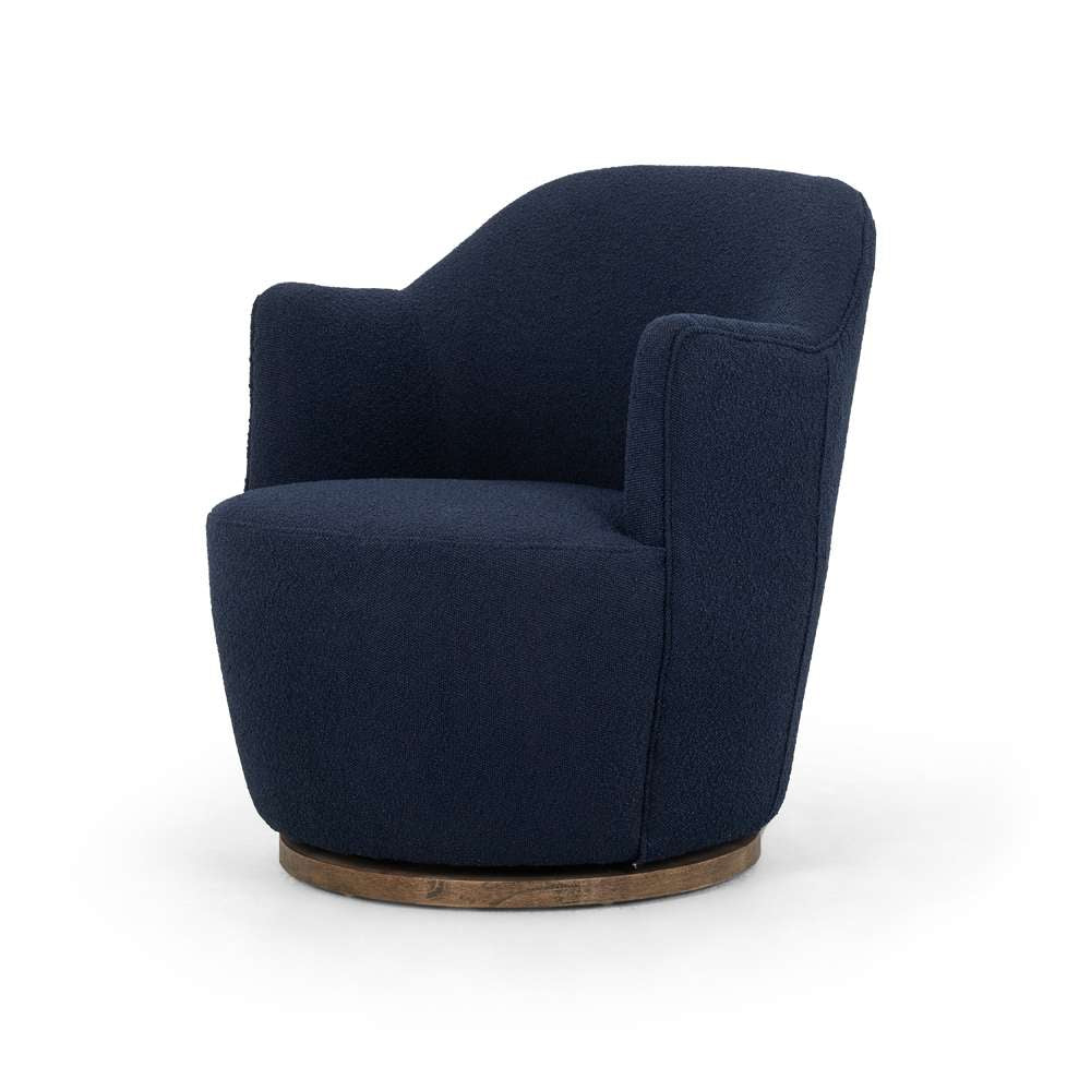 Four Hands - Aurora Swivel Chair - Copenhagen Indigo - 106102-024 veiw 1