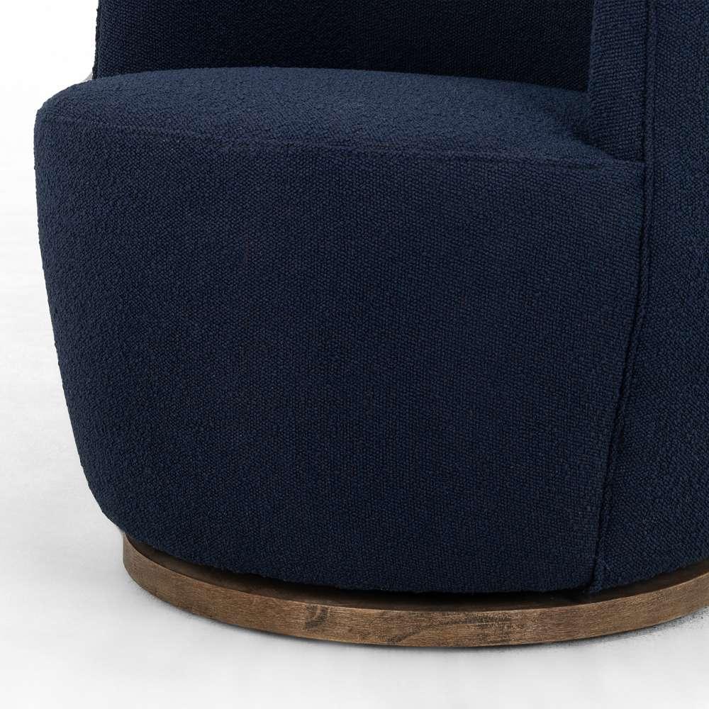 Four Hands - Aurora Swivel Chair - Copenhagen Indigo - 106102-024 veiw 5