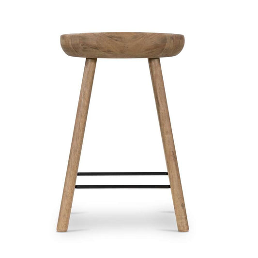 Four Hands - Barrett Stool - Natural Matte - Counter - 107660-005 veiw 2