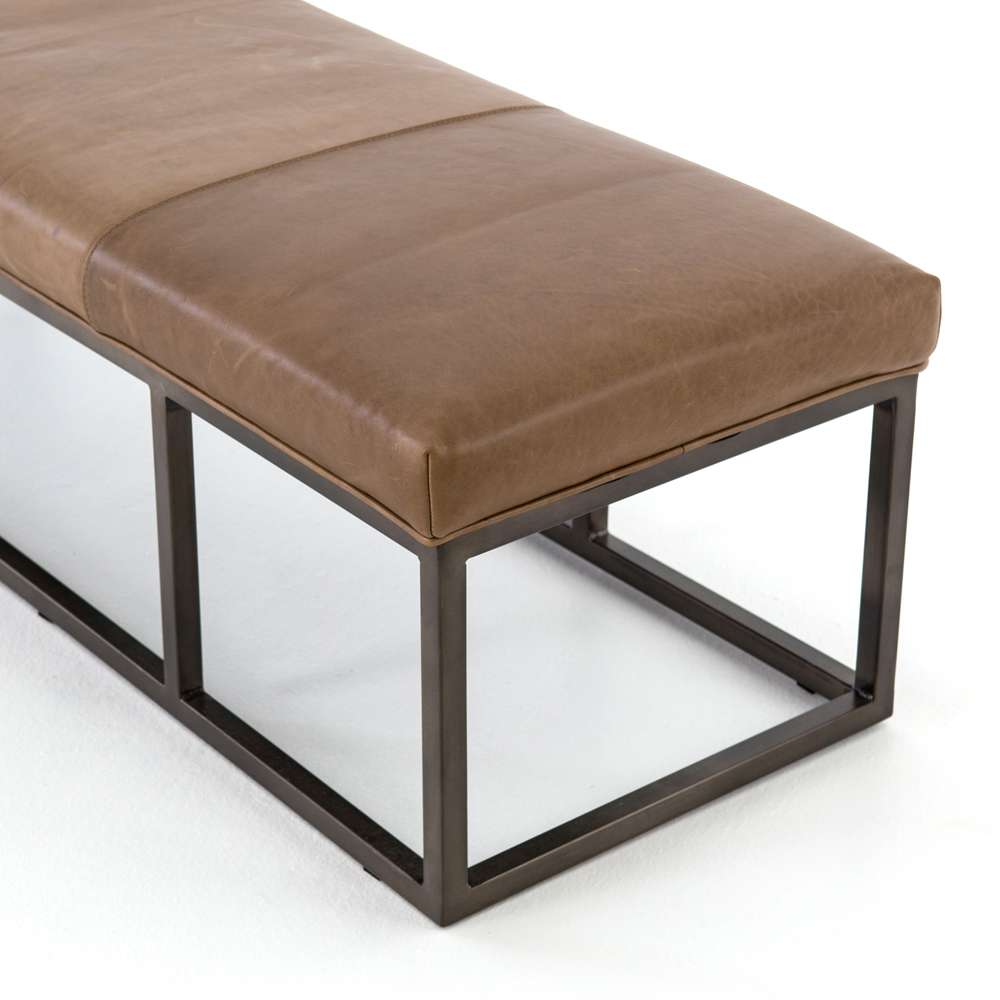 Four Hands - Beaumont Bench - Dakota Warm Taupe - 105993-008 veiw 5