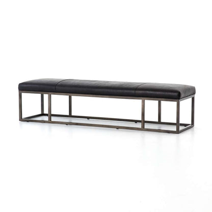 Four Hands - Beaumont Bench - Rider Black - 105993-009 veiw 1