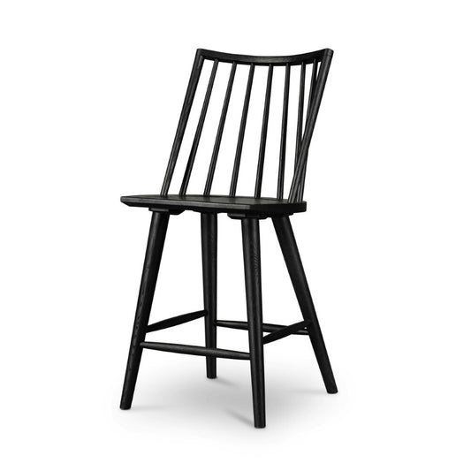 Four Hands - Lewis Windsor Counter Stool - Black Oak - 107651-018 veiw 1