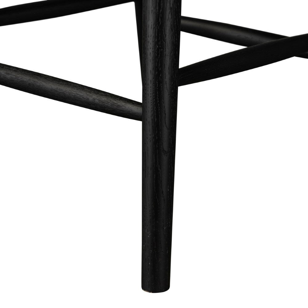 Four Hands - Lewis Windsor Counter Stool - Black Oak - 107651-018 veiw 3