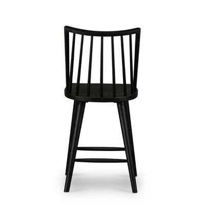Four Hands - Lewis Windsor Counter Stool - Black Oak - 107651-018 veiw 5