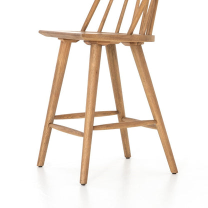 Four Hands - Lewis Windsor Counter Stool - Sandy Oak - 107651-017 veiw 2