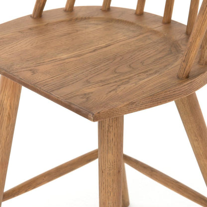Four Hands - Lewis Windsor Counter Stool - Sandy Oak - 107651-017 veiw 3