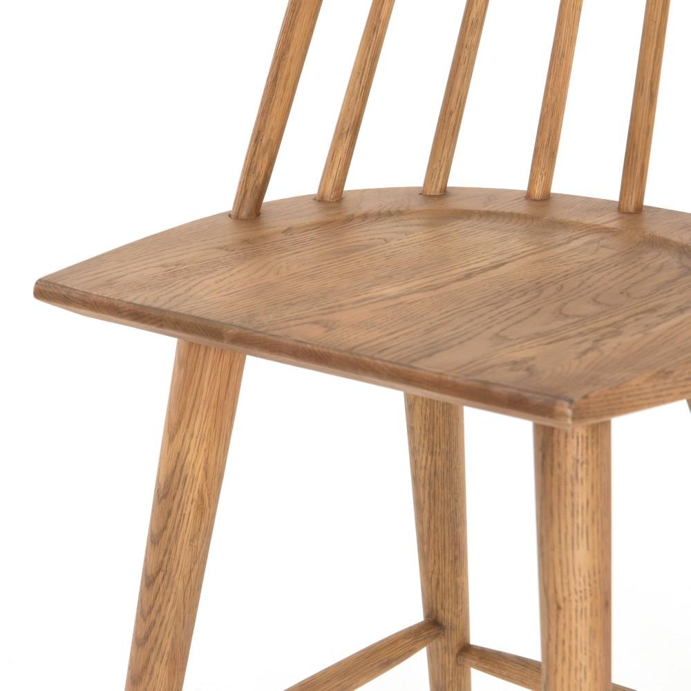 Four Hands - Lewis Windsor Counter Stool - Sandy Oak - 107651-017 veiw 6