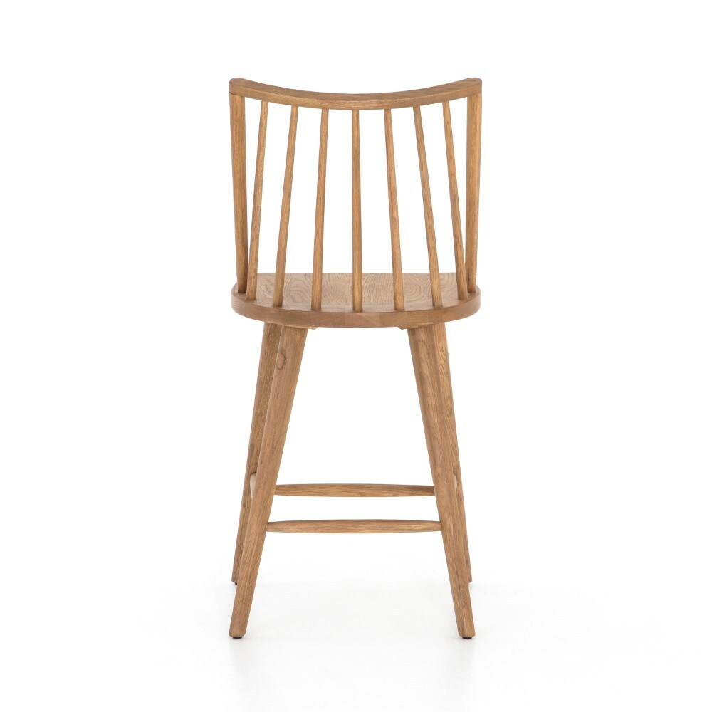 Four Hands - Lewis Windsor Counter Stool - Sandy Oak - 107651-017 veiw 9