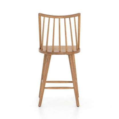 Four Hands - Lewis Windsor Counter Stool - Sandy Oak - 107651-017 veiw 9