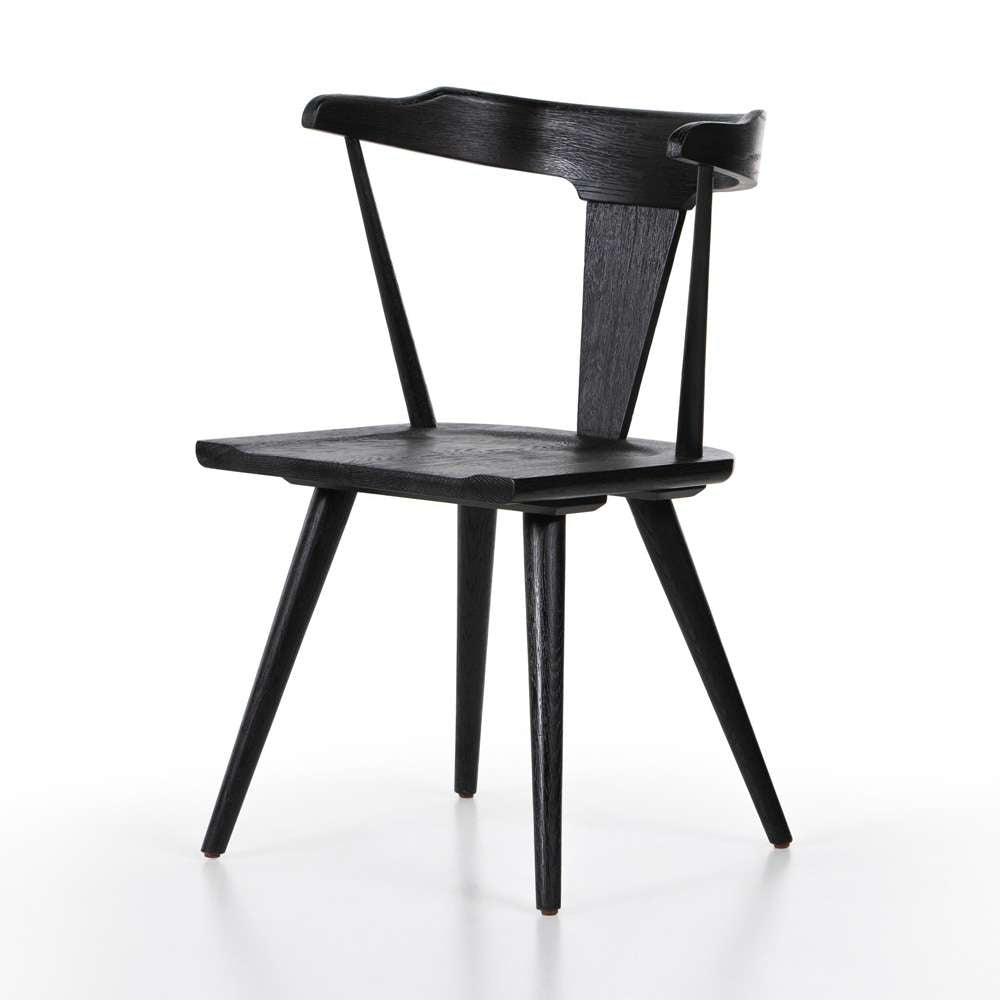 Four Hands - Ripley Dining Chair - Black Oak - 107649-036 veiw 2