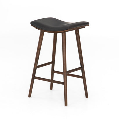 Four Hands - Union Saddle Bar Stool - Dist Black - 107656-017 veiw 1