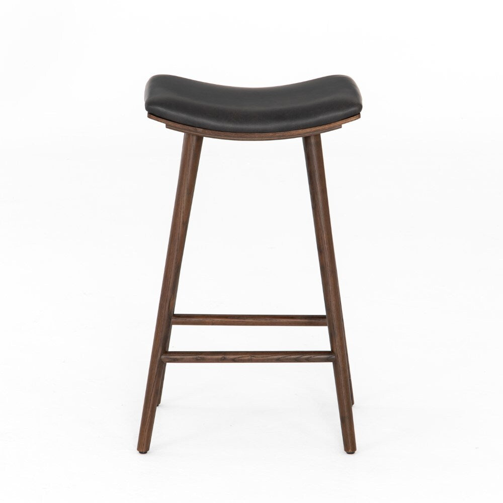 Four Hands - Union Saddle Bar Stool - Dist Black - 107656-017 veiw 7