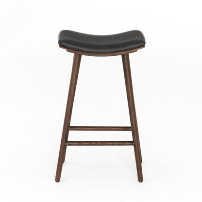 Four Hands - Union Saddle Bar Stool - Dist Black - 107656-017 veiw 7