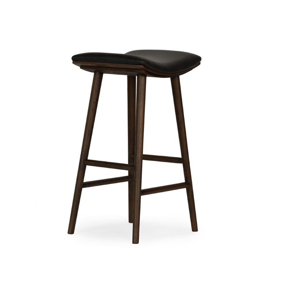 Four Hands - Union Saddle Bar Stool - Dist Black - 107656-017 veiw 9