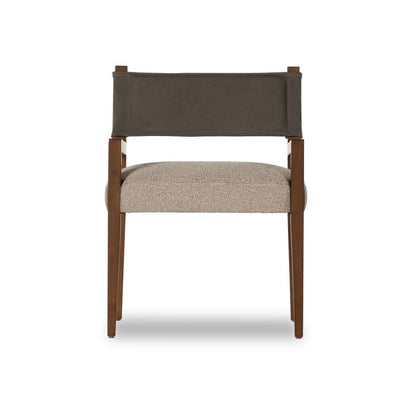 Four Hands - Berman - Ferris Dining Armchair-Nubuck Charcoal - 236325-001 veiw 4