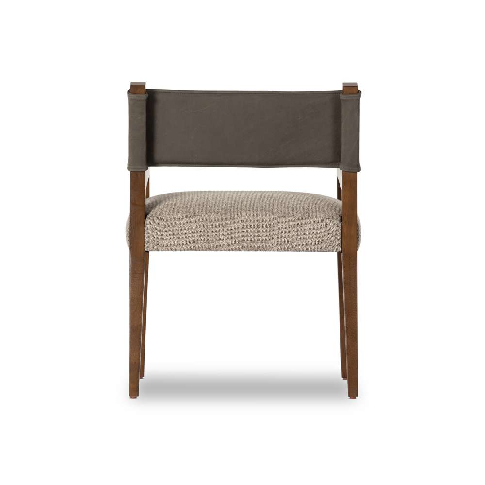 Four Hands - Berman - Ferris Dining Armchair-Nubuck Charcoal - 236325-001 veiw 6