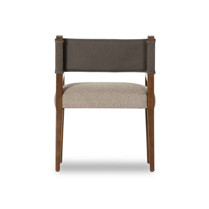 Four Hands - Berman - Ferris Dining Armchair-Nubuck Charcoal - 236325-001 veiw 6