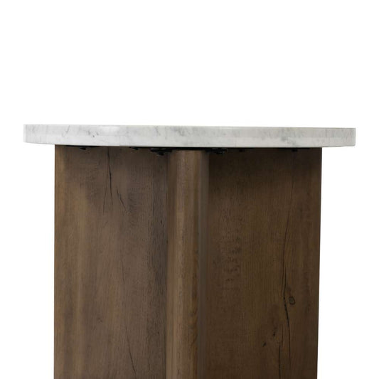 Four Hands - Bina - Toli End Table-Italian White Marble - 228128-009 veiw 2