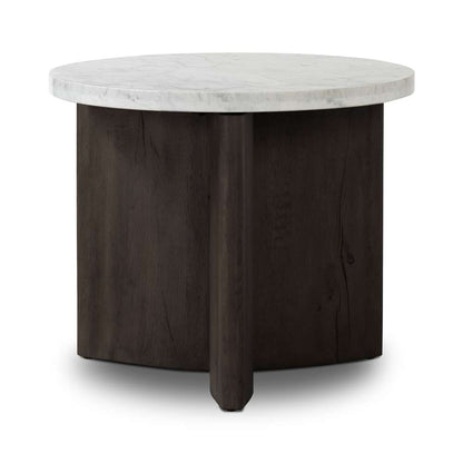 Four Hands - Bina - Toli End Table-Italian White Marble - 228128-010 veiw 1