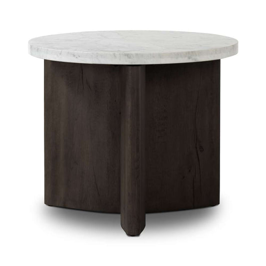 Four Hands - Bina - Toli End Table-Italian White Marble - 228128-010 veiw 1