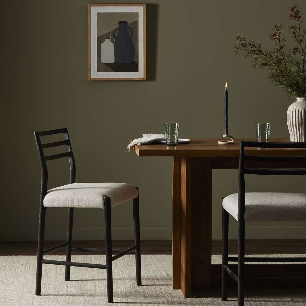Four Hands - Bolton - Glenmore Stool-Light Carbon-Counter - 226032-027 veiw 2