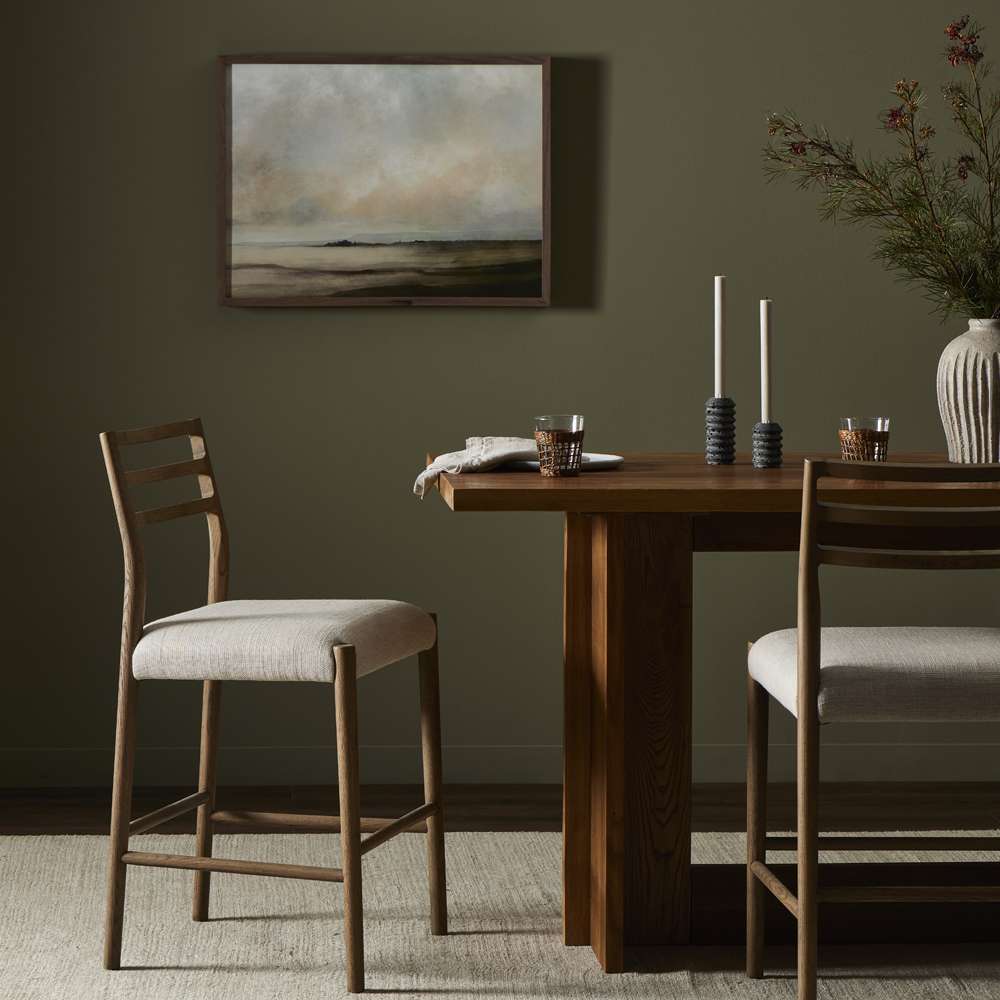 Four Hands - Bolton - Glenmore Stool-Smoked Oak-Counter - 226032-025 veiw 2