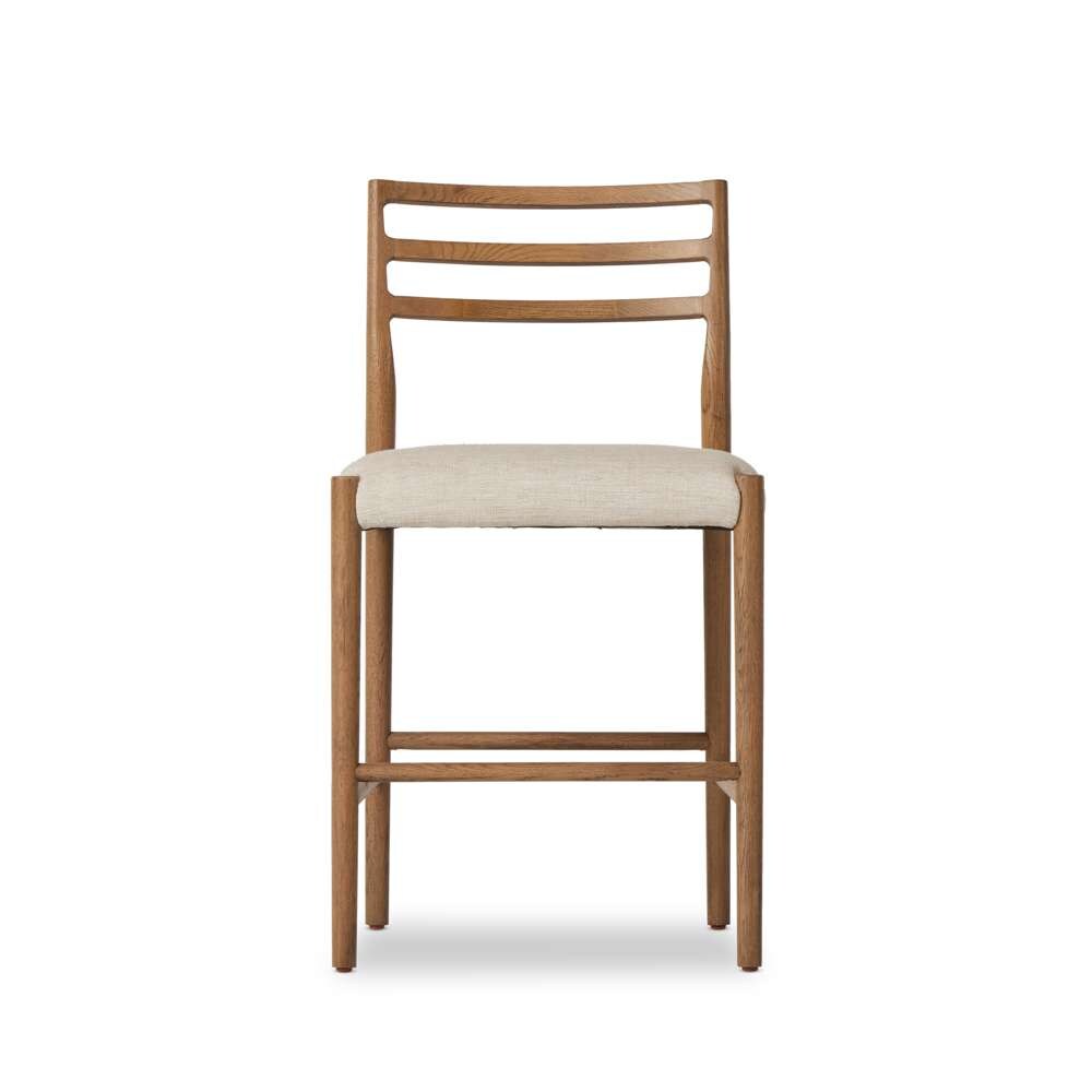 Four Hands - Bolton - Glenmore Stool-Smoked Oak-Counter - 226032-025 veiw 4
