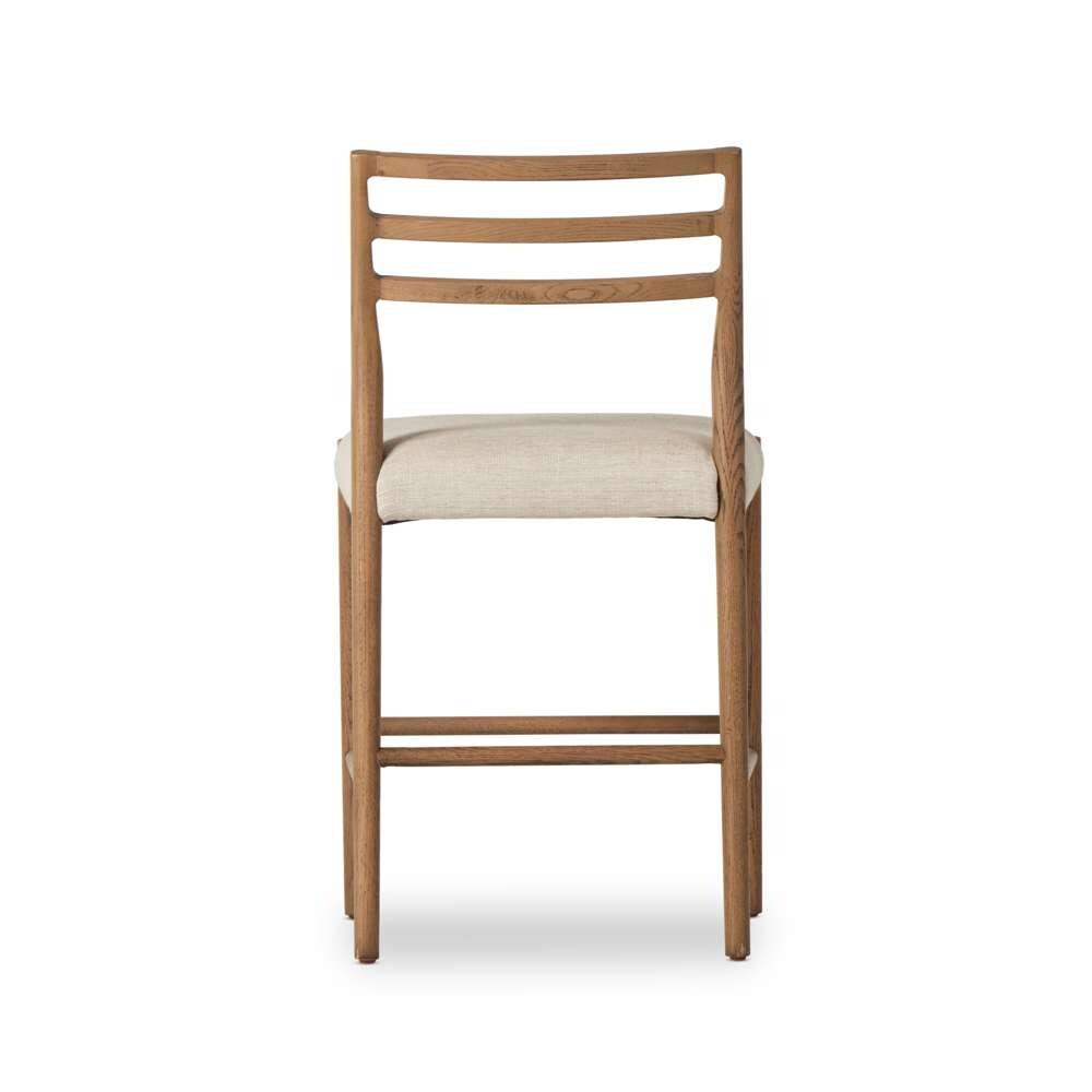 Four Hands - Bolton - Glenmore Stool-Smoked Oak-Counter - 226032-025 veiw 6