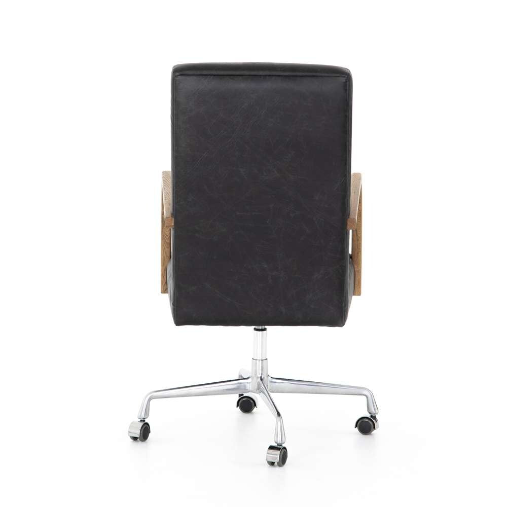 Four Hands - Bryson Channeled Desk Chair - Smoke - CABT-11521-068 veiw 2