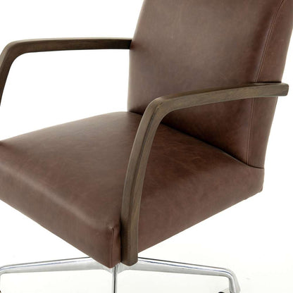 Four Hands - Bryson Desk Chair - Havana Brown - 105577-007 veiw 5