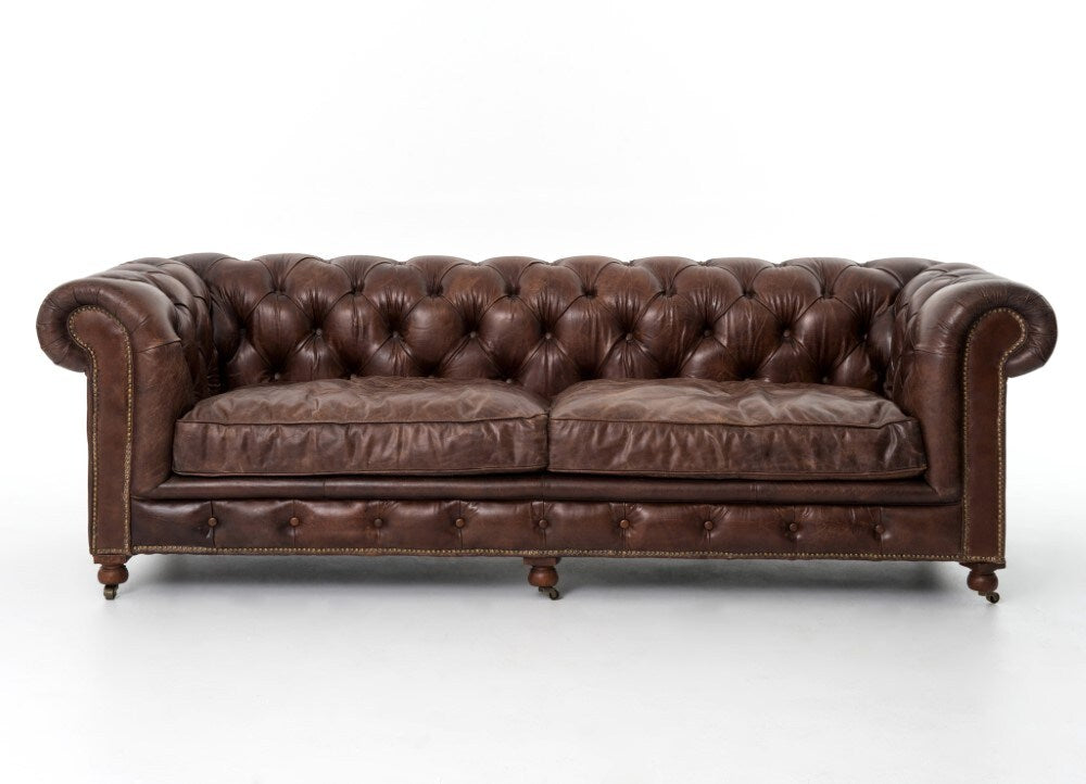 Four Hands - Conrad Sofa 96in - Cigar - CCAR-36 veiw 4