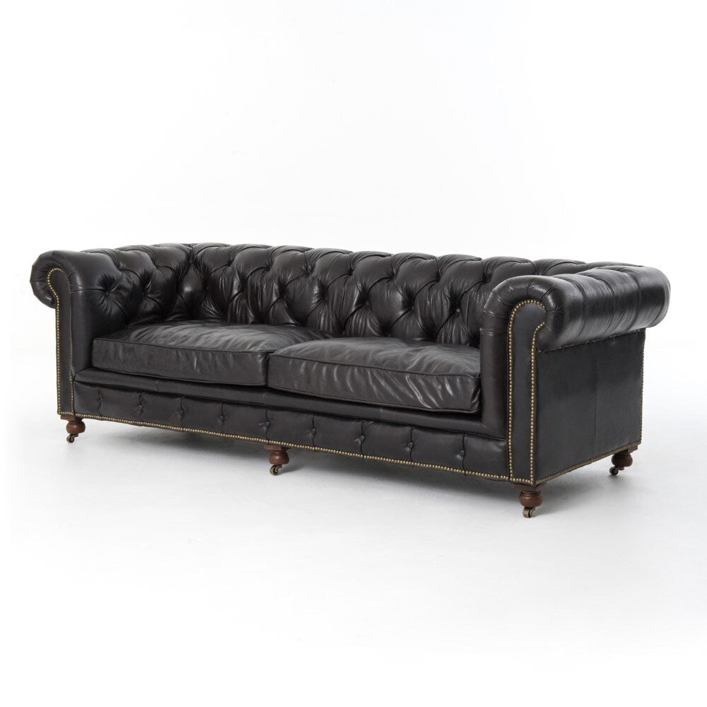 Four Hands - Conrad Sofa 96in - Rider Black - CCAR-36-OSB veiw 1