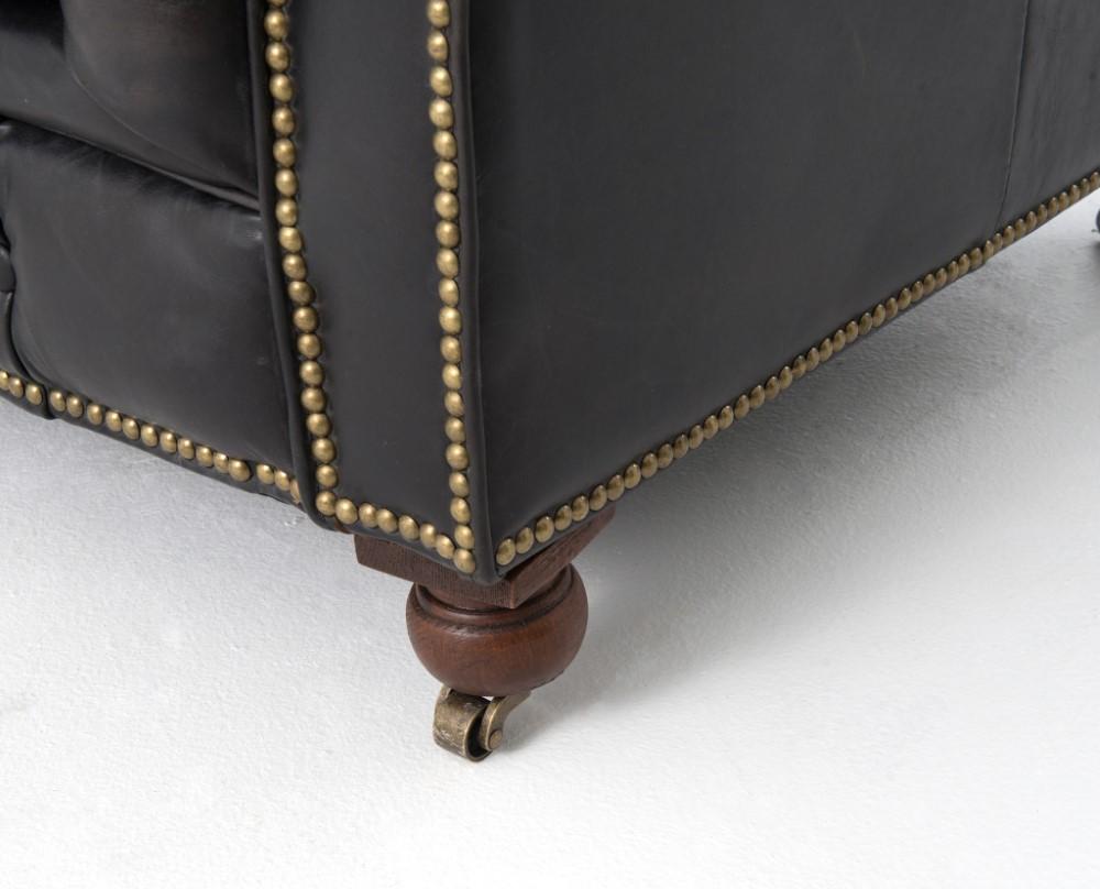 Four Hands - Conrad Sofa 96in - Rider Black - CCAR-36-OSB veiw 3