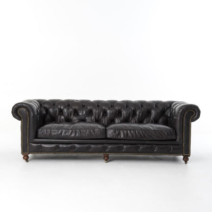 Four Hands - Conrad Sofa 96in - Rider Black - CCAR-36-OSB veiw 4